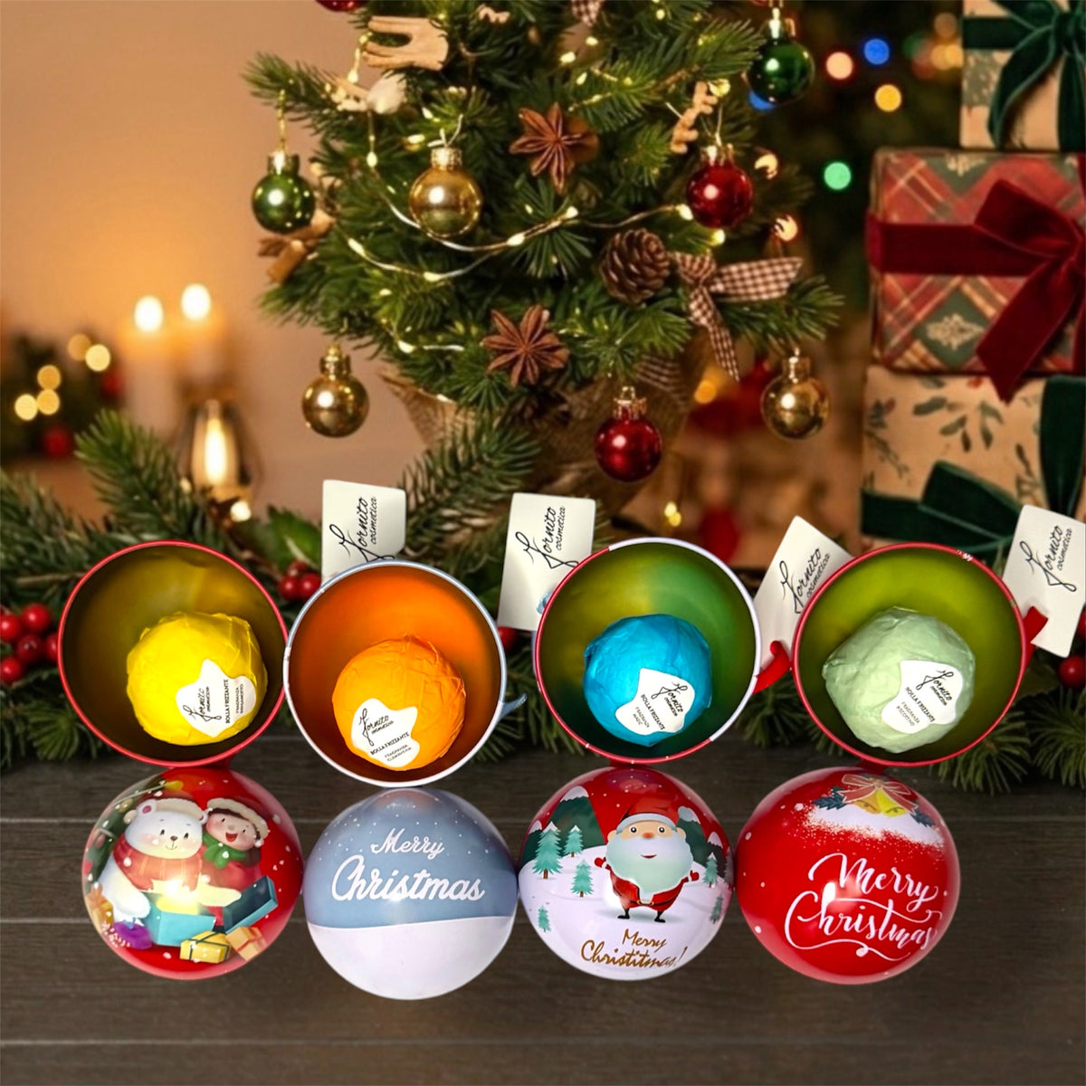 Pallina di Natale – Bomba da Bagno a Sorpresa