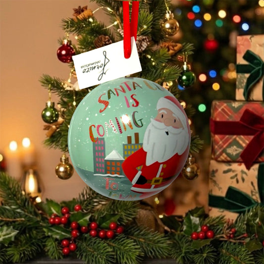 Pallina di Natale con Crema Viso alla Bava di Lumaca