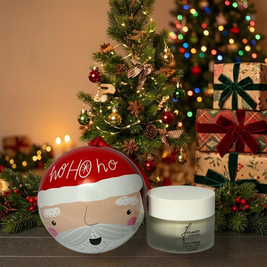 Pallina di Natale con Crema Viso alla Bava di Lumaca