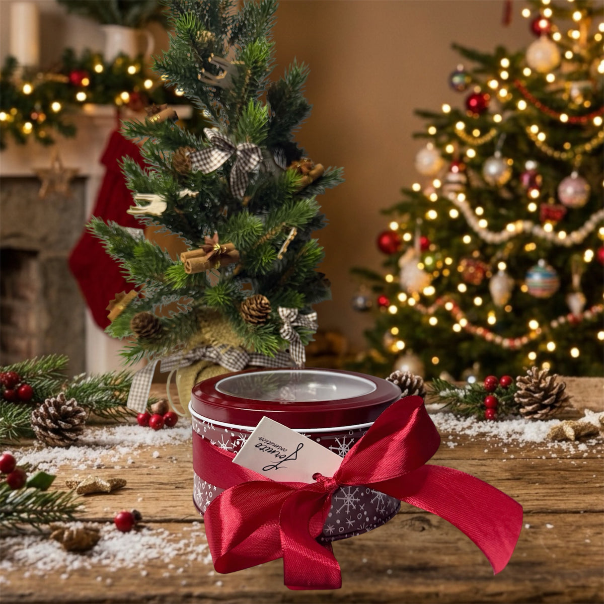 Scatola di Natale con due Saponi Naturali