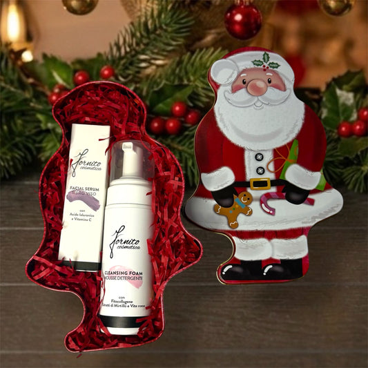 Set Regalo di Natale con Mousse Detergente e Siero Viso