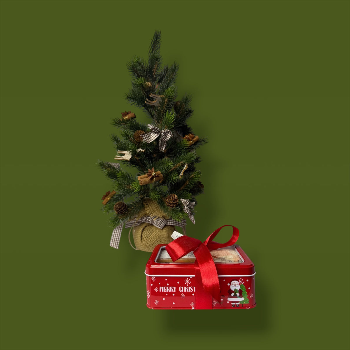 Scatola di Natale con Bagnodoccia, Saponetta e Sacchetto Portasapone
