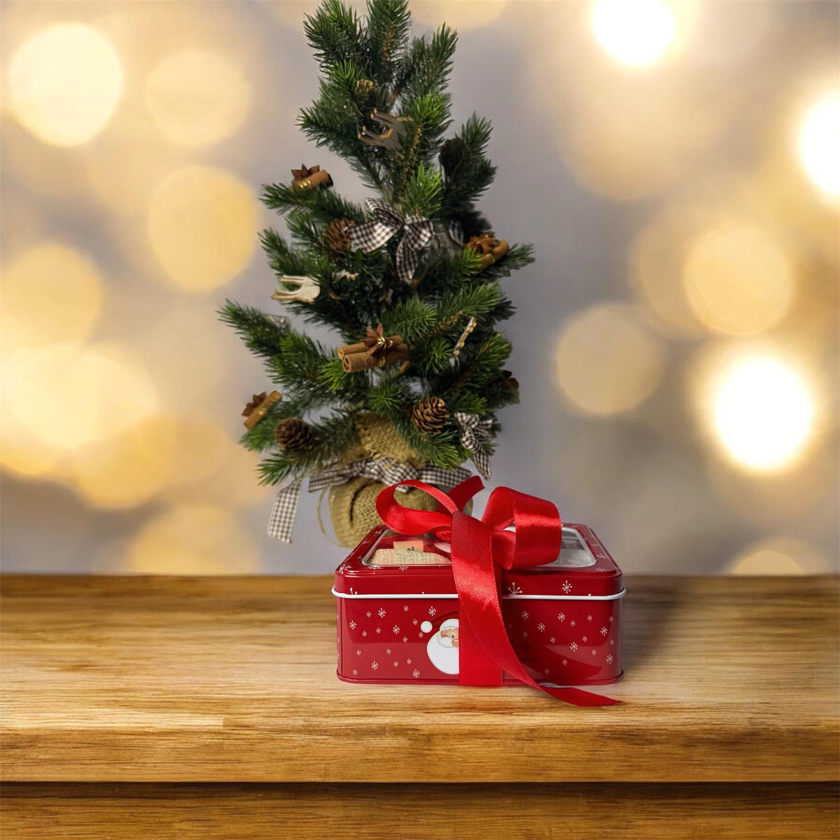 Scatola di Natale con Bagnodoccia, Saponetta e Sacchetto Portasapone
