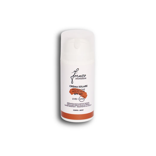 Body Sunscreen spf 50+ (Very high) with Aloe Vera and Argan Oil
