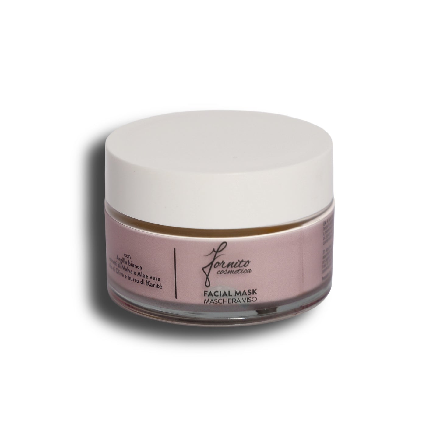 Face mask with white Clay