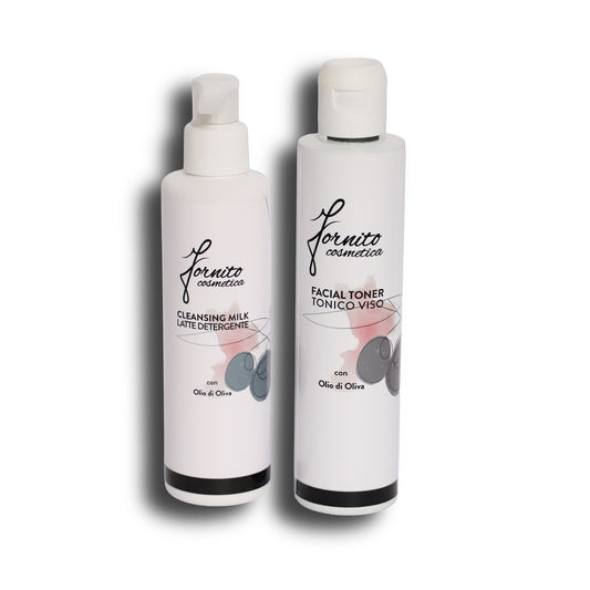 Latte detergente e Tonico
